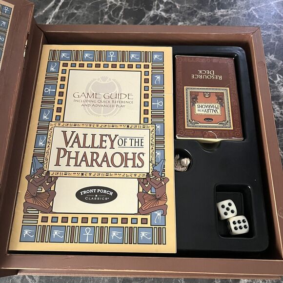 VALLEY OF THE PHARAOHS Bookshelf Board Game 2006 Front Porch Classics - COMPLETE - Picture 2 of 7